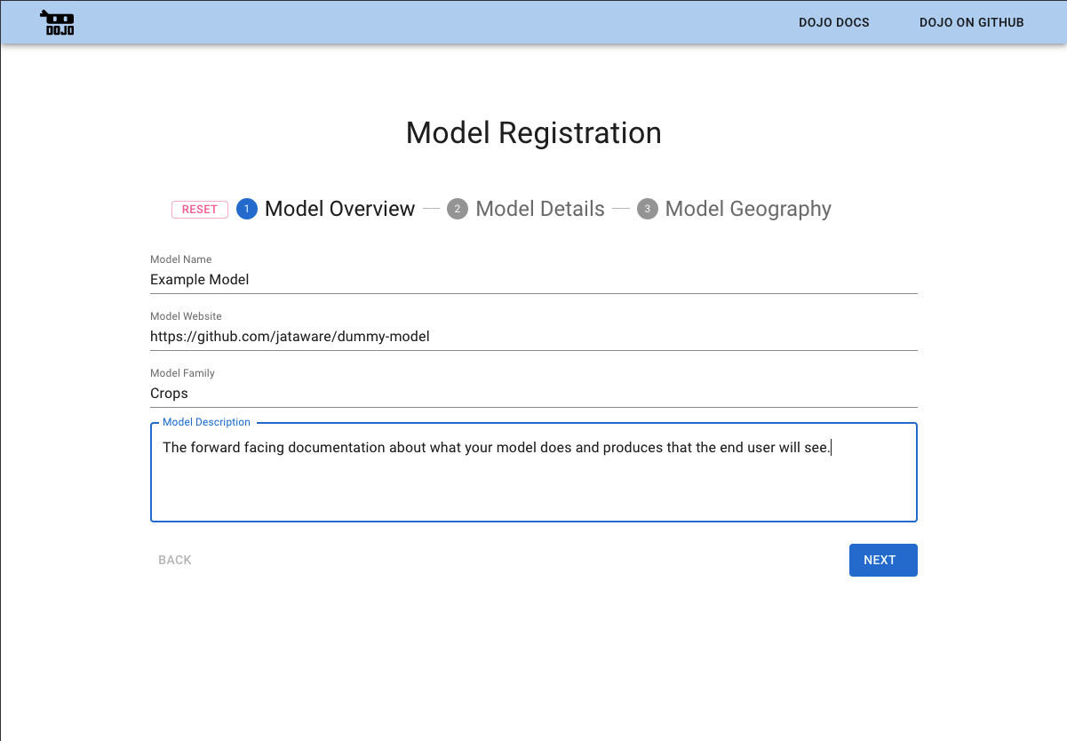 Model Registration